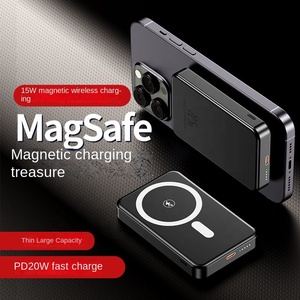 Chargeur portable ultra fin, mini, magnétique, sans fil, avec charge rapide PD20W, <span class=keywords><strong>batterie</strong></span> <span class=keywords><strong>externe</strong></span> 10000 mAh, charge rapide - Product Image 3