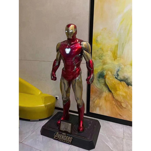 Action Figure personalizzate a grandezza naturale Iron Man Hand-Own <span class=keywords><strong>Avengers</strong></span> 4 Lightman modello regalo Toy Boy MK85 - Product Image 4