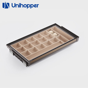 Jewelry <b>Box</b> Organizer <b>Drawer</b> Insert 600mm Aluminum Rectangle For Jewelry <b>Storage</b> - Product Image 4