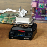 MINIWARE MHP50 C5 Mini Hot Plate Preheater Solder Pot Set 150W Daya Tinggi Pemanas Cerdas Meja Pemanas Suhu Konstan