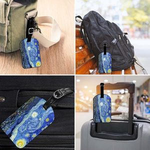 Étiquette de bagage de luxe en PVC souple personnalisée OEM, étiquette d'identification avec logo personnalisé, étiquette de valise de voyage, accessoires de sac personnalisés, résistante à l'eau - Product Image 3