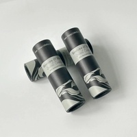 Emballage en papier solaire imprimé en couleur, écologique, baume à lèvres 12 ml, boîte cylindrique en carton kraft, tube à lèvres résistant à l'huile
