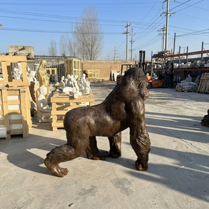 Art métallique personnalisé, statues d'animaux en cuivre grandeur nature, cerf, cheval, sculptures en bronze pour jardin, statue de renne en bronze coulé pour l'extérieur, à vendre - Product Image 6