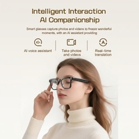 Lunettes Intelligentes M08T à Oreille Ouverte, Sans Fil, Assistant Vocal IA, Réduction Active du Bruit, Étanche IP68, Caméra 1080P, Lecteur de Musique