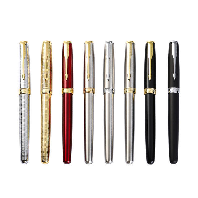 Luxury Engraved Steel Fountain Pen with Customized Logo-Ecofriendly Promotional Office & School Use