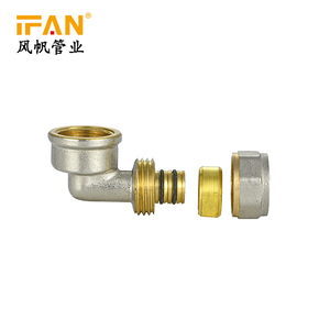 Chine Fournisseurs 16mm 20mm 16x 1/2 pouces En Laiton Pex Raccord Femelle En Laiton Coude Tuyaux <span class=keywords><strong>Per</strong></span> - Product Image 3
