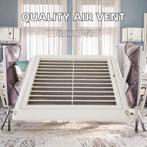Alta calidad 100 125 150 mm rejilla de ventilación de plástico Tuyere diseño moderno rejilla cuadrada conducto de ventilación salida de aire para sistemas HVAC - Product Image 2