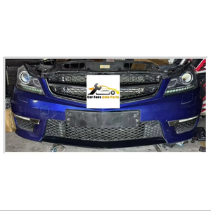 Kit de Carrocería Original de <span class=keywords><strong>Segunda</strong></span> <span class=keywords><strong>Mano</strong></span> para <span class=keywords><strong>Mercedes</strong></span>-Benz W204 C63 AMG, Corte de Nariz, Labio de Parachoques Delantero, Faros Delanteros, Reemplazo de Parachoques - Product Image 1