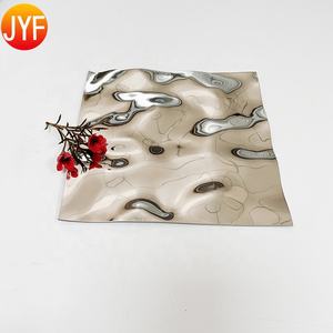 Cl257 304 Prijs Wandpanelen Waterrimpel Gehamerde Kleur Decoratieve Roestvrijstalen Plaat Te Koop - Product Image 6