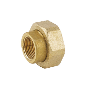 Raccordo per Tubi in Ottone 3/4 X 1 1/2 Pollici con Filettatura Femmina Esagonale, Connettore per Impianti Idraulici - Product Image 1