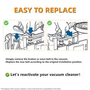 Courroie de remplacement pour Bissells 3071 PowerForce PowerBrush Pet XL et TurboClean DualPro Pet 3072 3067 30673 3109 <span class=keywords><strong>Nettoyeur</strong></span> de <span class=keywords><strong>tapis</strong></span> - Product Image 4