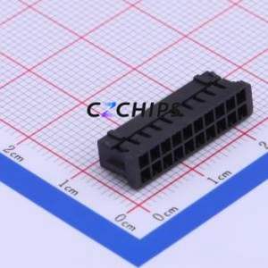 A2211H-2X10P Housing (Wire-to-Board / Wire-to-Wire) P=2mm Connector ( Jack Structure: 2x10P )( Pitch: 2mm )( Row Spacing: 2mm ) - Product Image 1