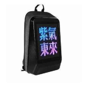 Sac à dos LED en tissu Oxford ABS avec impression numérique, fermeture éclair USB, style moderne, pour usage promotionnel - Product Image 1