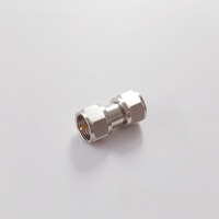 Conector Coaxial Recto RF de Latón Tipo F Macho a F Macho, Adaptador Convertidor de 75 ohmios 1P