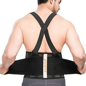 Gilet élastique unisexe noir renforcé pour le bas du <span class=keywords><strong>dos</strong></span>, ceinture pour soutenir les douleurs lombaires - Product Image 1