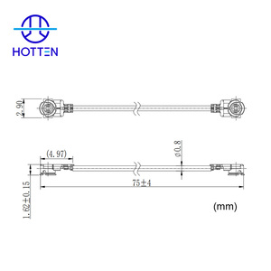 Hotten 50 OHM RF koaksiyel kablo Hign kalite gümüş kaplama bakır RF kablo tel koaksiyel RF koaksiyel kablo - Product Image 3