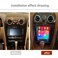 Radio mobil 9.7 inci Android Auto DSP Carplay GPS AHD pemutar Multimedia Head Unit cocok untuk Bentley Flying Spur Continental 2005-2019