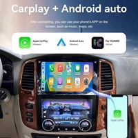 Nuevo Reproductor de Radio para Auto con Pantalla Táctil LCD IPS Android para Toyota Land Cruiser LC100 2003-2007 Lexus LX470, DVD para Auto, GPS, Navegación