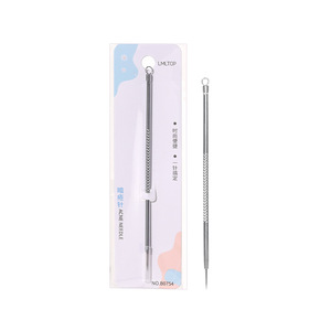 Aiguille anti-acné Lmltop en acier inoxydable à double extrémité pour l'élimination des points noirs du visage B0754 - Product Image 2