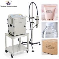 Sistem Pencetakan Inkjet Otomatis dengan Belt Conveyor, Mesin Pengkodean CIJ untuk Kemasan Makanan, Minuman, Kosmetik, Plastik, dan Kaca IPS-C9650