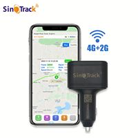 Rastreador GPS 4G SinoTrack 4G, seguimiento de dispositivos USB dual con encendedor de cigarrillos para automóvil, 2, 2, 2, 2, 2, 2