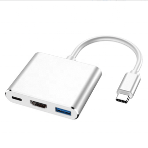 <span class=keywords><strong>Adaptateur</strong></span> APPACS <span class=keywords><strong>USB</strong></span> Type <span class=keywords><strong>C</strong></span> <span class=keywords><strong>vers</strong></span> Type <span class=keywords><strong>C</strong></span> HDTV et <span class=keywords><strong>USB</strong></span> 3.0 pour Smartphone et Ordinateur Portable - Product Image 2