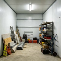 Edificio Prefabricado Reutilizable Tipo K, Resistente al Viento y al Fuego, Panel Sándwich, Refugio de Emergencia, Campamento Temporal, Dormitorio