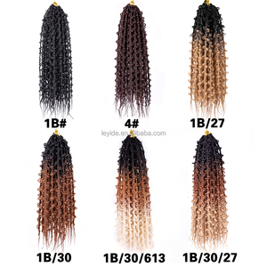 Extensiones de Cabello de Crochet con Trenzas de Mariposa, 24 Pulgadas, Trenzas de Mariposa Sintéticas, Cabello Trenzado Pre-enlazado para Mujeres Negras - Product Image 6