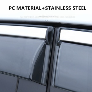 Accessoires extérieurs pour voiture : Déflecteurs de vent injectés pour KIA Stonic 2018 – Pare-soleil et pare-pluie pour vitres, protection contre les intempéries - Product Image 4