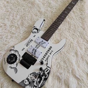 Guitarra Eléctrica Premium Estilo <span class=keywords><strong>ESP</strong></span> Diosa Blanca de la Luna, de Alta Gama y Elegante, Perfecta para Actuaciones en Escenario y Espectáculos en Vivo - Product Image 5
