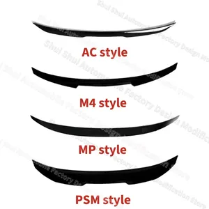 สำหรับรถยนต์ BMW ซีรีส์ 4 รุ่น 430i G26 G22 F32 ปี 2013-2024 แบบ 2 ประตู คูเป้ สปอยเลอร์หลังทรง AG/M4/MP/PSM ชุดแต่งกันชนหลัง - Product Image 2