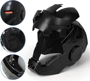 Casco Inteligente Iron-hero <span class=keywords><strong>MK</strong></span> 5 Negro Mate con Control por Voz, Apertura/Cierre - Product Image 5
