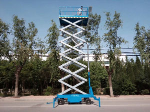 Lift Aerial baja listrik dalam ruangan, Lift 3m 5m mendorong sendiri gunting Mini angkat listrik hidrolik - Product Image 4