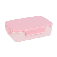 Boîte à lunch en plastique à 3 compartiments pour étudiants et enfants, contenants alimentaires