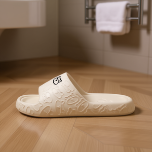 Fex08 Ciabatte da uomo in EVA antiscivolo per interni, punta aperta, per tutte le stagioni, bianche, taglia 36/37 - Product Image 2