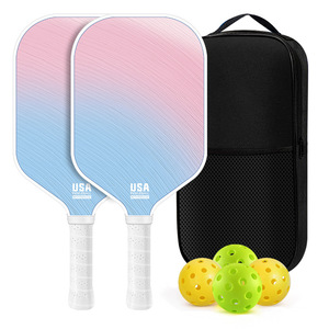 Raquetas de Pickleball Tongli para Niños, Núcleo de Panal, Superficie de Fibra de Vidrio, 16 mm, 40 Orificios, Ligeras, 220 g, Control y Potencia, USAP - Product Image 4