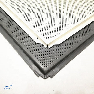 Hot bán xây dựng thiết kế chống cháy nhôm Trần nằm trong gạch 595*595 - Product Image 1