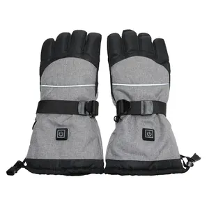 Hot selling rechargeable battery heat electric winter gloves with far infrared heat gloves women Heated motorcycle gloves