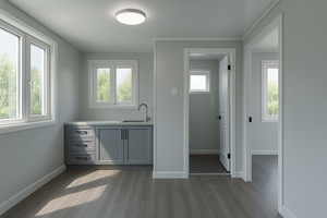 Villa modulaire pliable à double aile extensible de 40 pieds pour villégiature <span class=keywords><strong>Location</strong></span> de glamping Logement temporaire pour chambre à coucher - Product Image 3