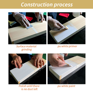 Lacca Bianca Opaca per Legno ad Asciugatura Rapida con Elevata Capacità di Copertura |   Smalto Poliuretanico Lisciante per Livellamento |   Fornitura di Grado Industriale - Product Image 3