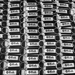 Car Leather Keyring Manufacturer Wholesale Sublimation Key Chain Custom Brand Logo Name Souvenir Promotional PU Leather <b>Keychain</b> - Product Image 6