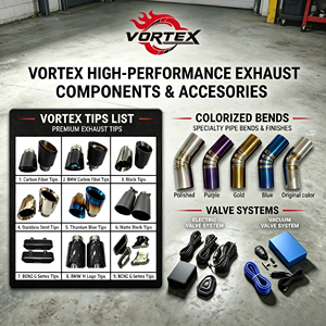 Sistema de Escape Catback Vortex Titanium Valvetronic para BMW 1M E82 (2011-2012) N54, Ultraligero, Azul, con Silenciador de Alto Rendimiento - Product Image 6