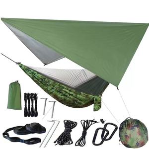 Tente suspendue ultralégère pour deux personnes, <span class=keywords><strong>moustiquaire</strong></span> et bâche de pluie tout-en-un, <span class=keywords><strong>hamac</strong></span> de camping, installation facile, abri portable pour la cour - Product Image 4