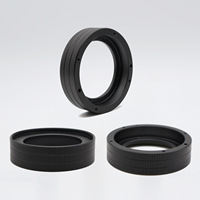 Boîtier d'objectif photographique personnalisé en aluminium et acier inoxydable pour lentilles optiques, usiné par CNC, anodisé, pour équipement photographique