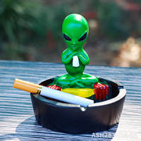 Alien Puff Design Cendrier en résine Cendrier créatif pour fumeurs Accessoires pour fumeurs Vente en gros