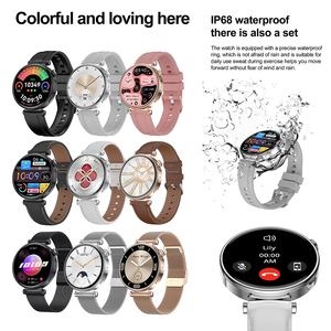 שעון חכם עבור נשים גברים bluetetooth טלפון חכם עם מבחן הלחץ תצוגת שעון עולם אימון תצוגת שעון עולם - Product Image 5