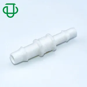 JU plastica bianca 1/8 "x 5/32" riduzione tubi ID 2 vie Barb tubo dritto raccordo PP per stampante UV solvente