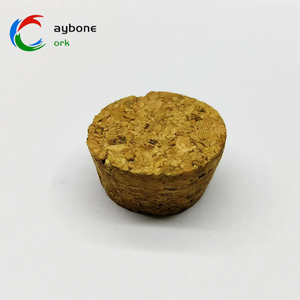 Venta al por mayor 16mm tapón de corcho cónico tapón de botella de vino corcho aglomerado tapón de madera Impresión de logotipo personalizado - Product Image 4