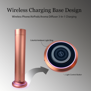 Có thể sạc lại pin hoạt động LED ánh sáng khói Máy lọc không khí Tabletop không dây khuếch tán hương thơm - Product Image 5