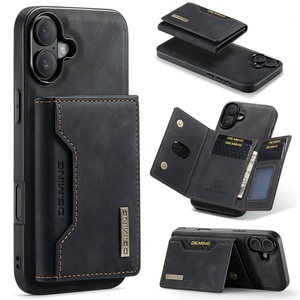 Funda Multifuncional Tipo Cartera de Cuero PU con Ranuras para Tarjetas, Cierre Magnético, para iPhone 15 14 16 Pro Max - Product Image 3